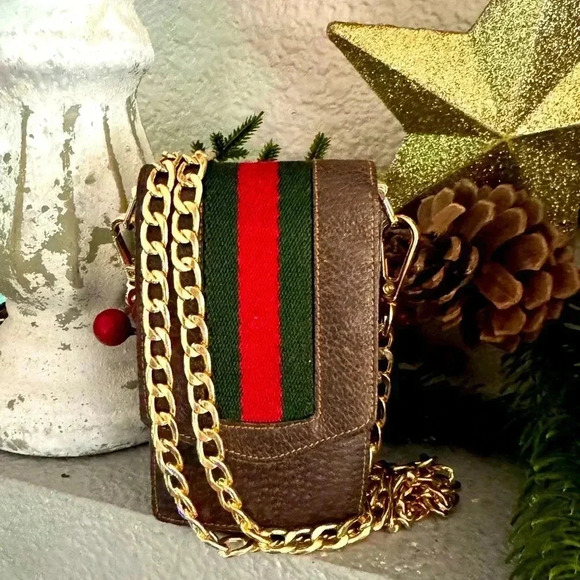 Vintage Gucci Wallet Case Pouch Accessory Collection Italy Authentic converted - Picture 1 of 14
